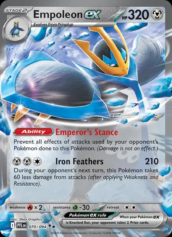 Empoleon ex 070/94 from Phantasmal Flames