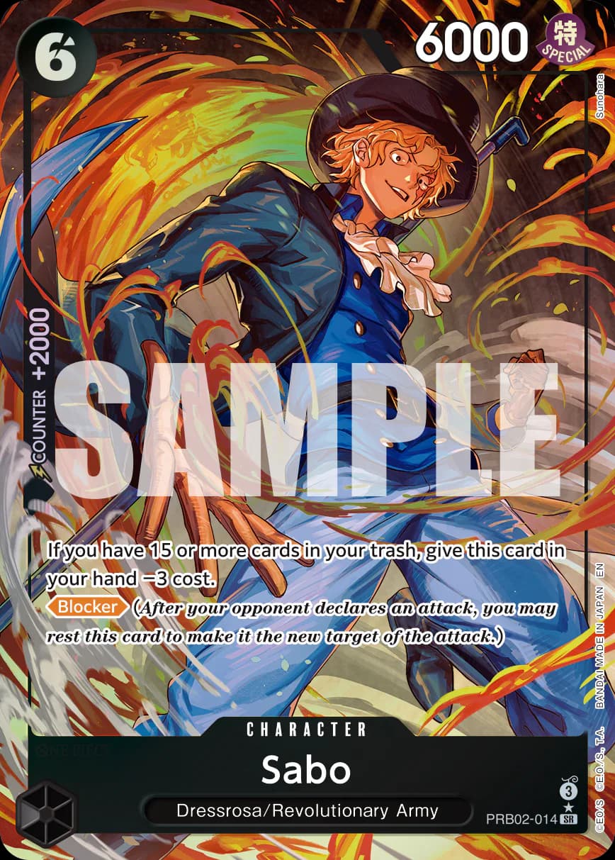 Sabo PRB02-014 Official alternate printing 1
