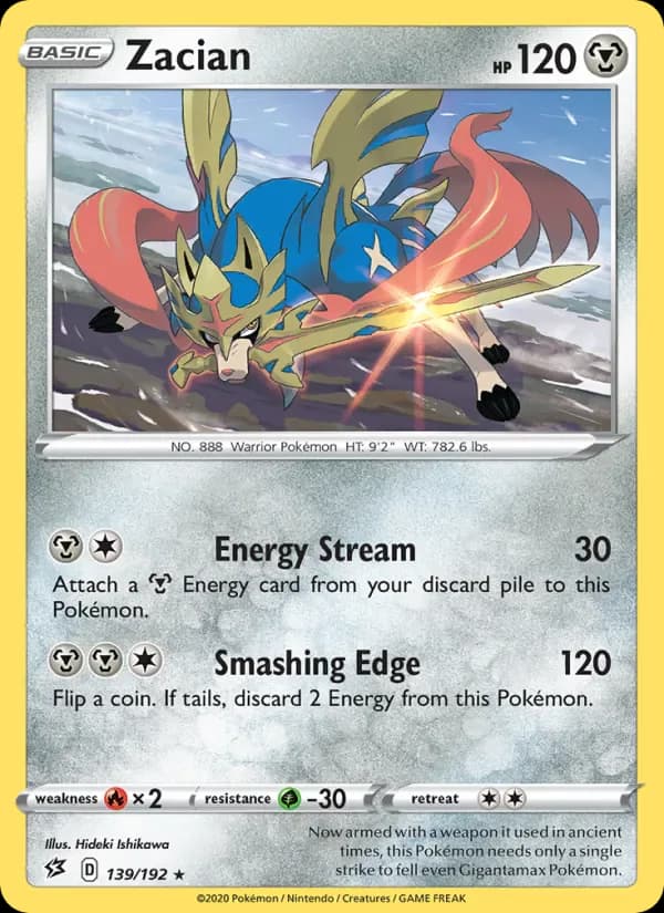 Zacian 139/192 from Rebel Clash