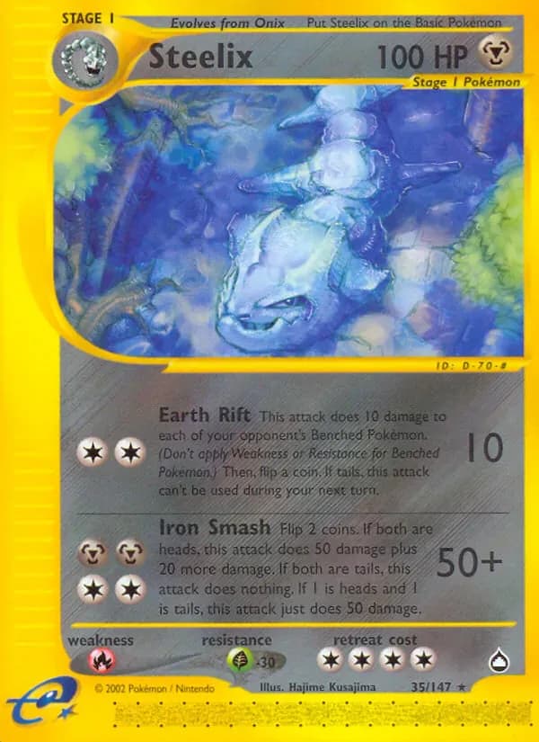 Steelix 35/147 from Aquapolis