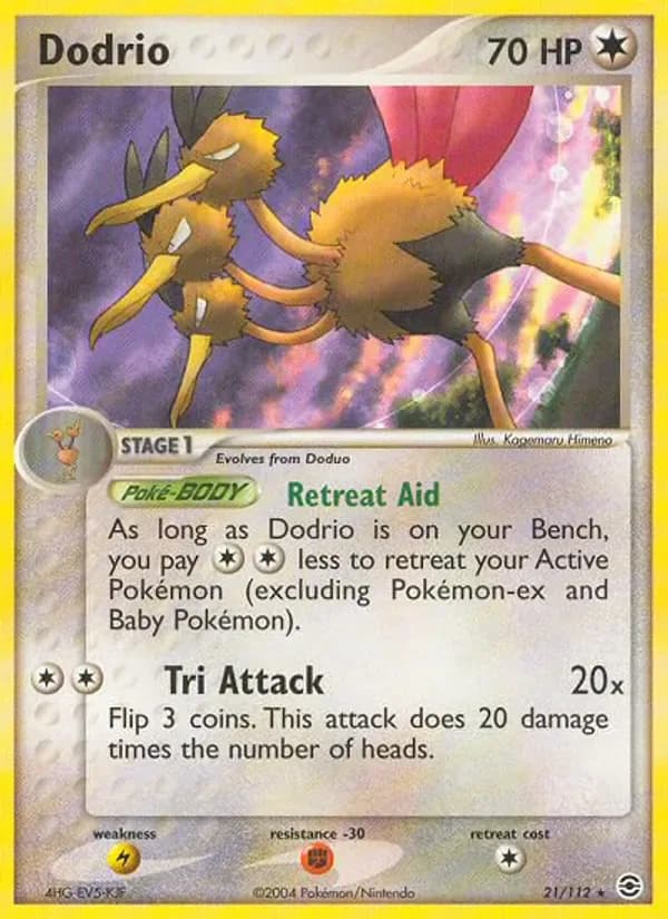 Dodrio 21/112 from EX FireRed & LeafGreen