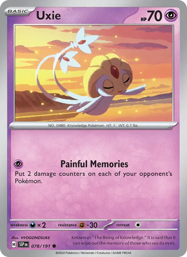 Uxie 078/191 from Surging Sparks