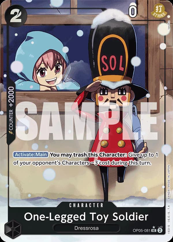 One-Legged Toy Soldier OP05-081 Official alternate printing 4