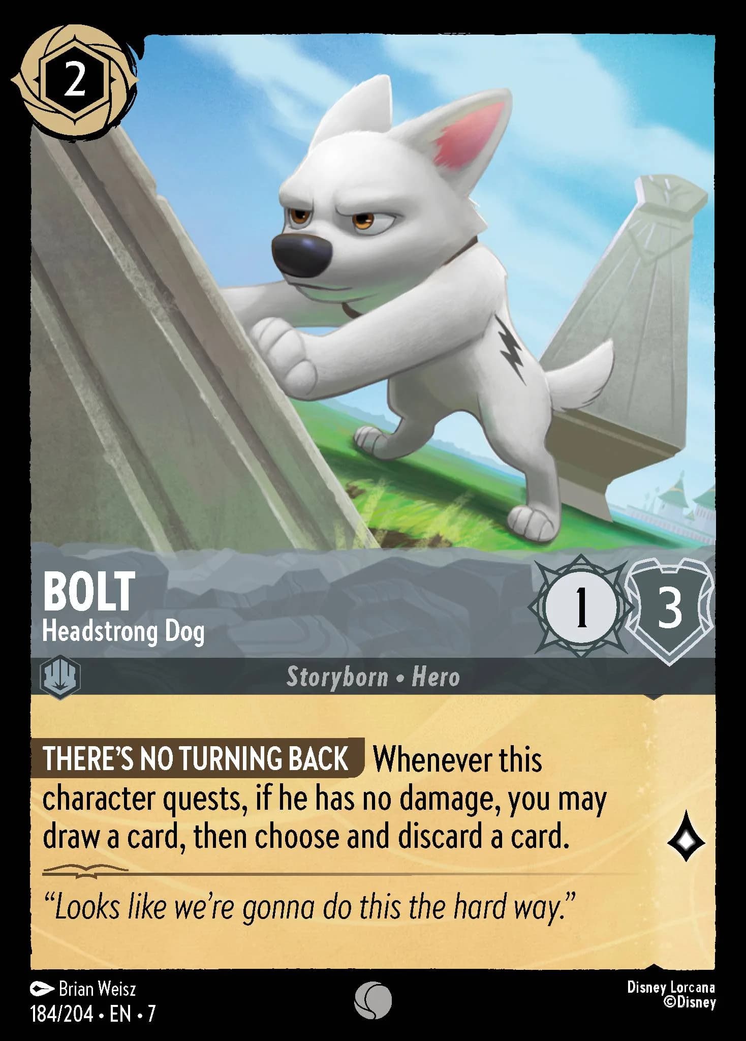 Bolt - Headstrong Dog 184/204 from Archazia's Island