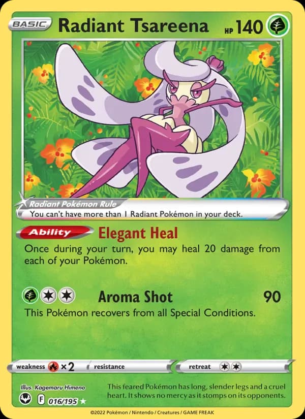 Radiant Tsareena 016/195 from Silver Tempest