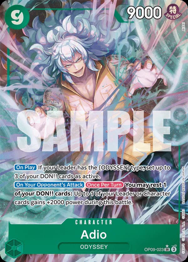 Adio OP09-023 Official alternate printing 1