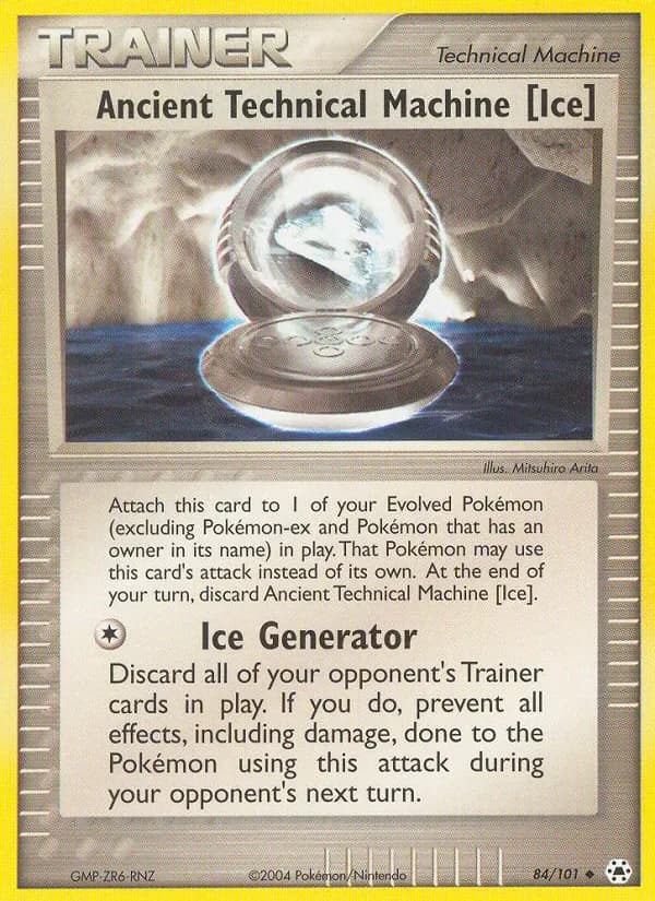 Ancient Technical Machine (Ice) 84/101 from EX Hidden Legends