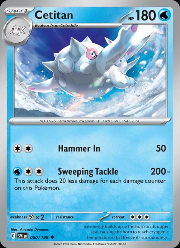 Cetitan 060/198 from Scarlet & Violet Base Set