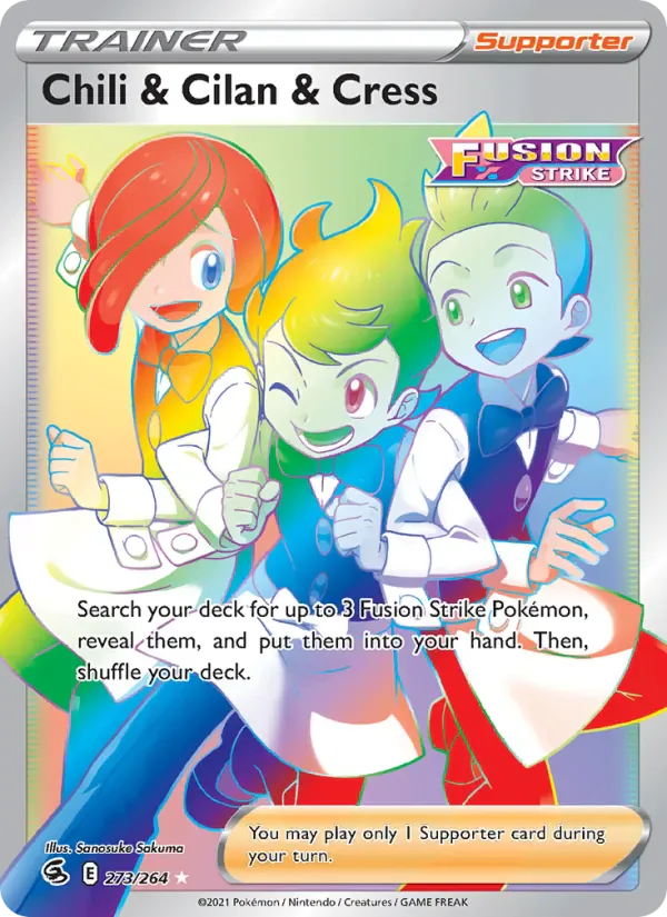 Chili & Cilan & Cress 273/264 from Fusion Strike