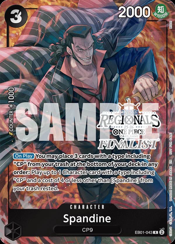 Spandine EB01-043 Official alternate printing 5