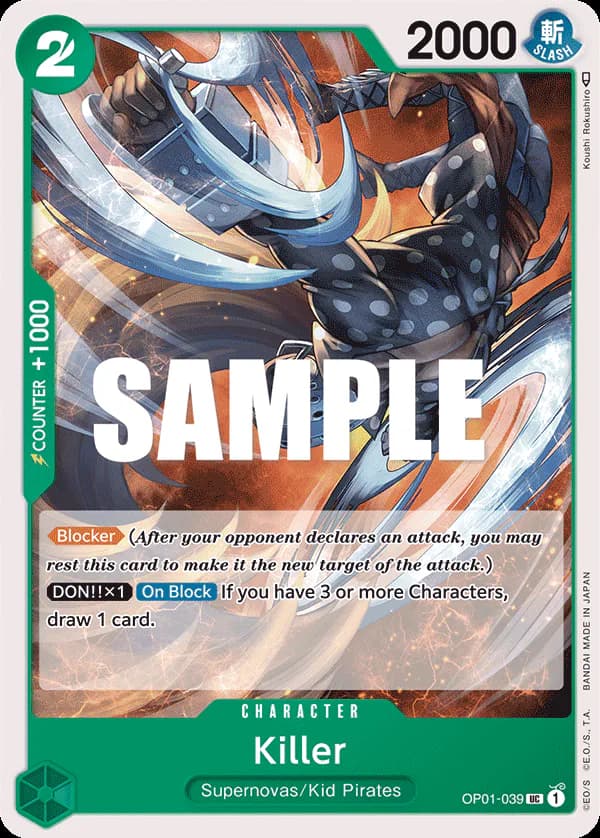 Killer OP01-039 Standard printing