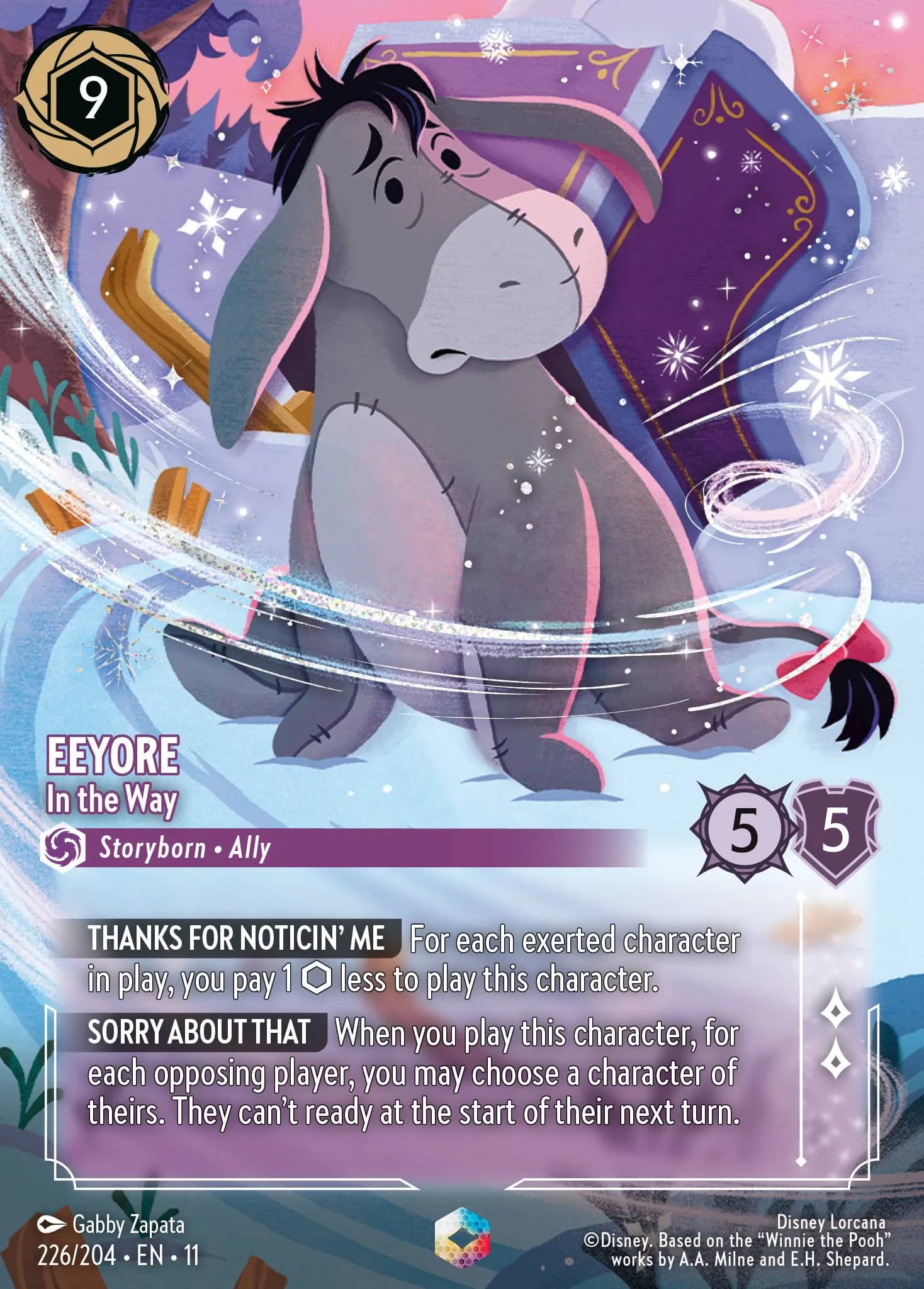 Eeyore - In the Way 226/204 from Winterspell