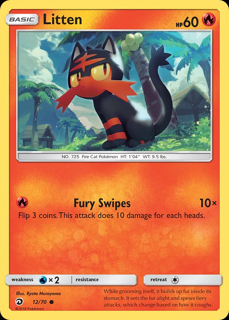 Litten 12/70 from Dragon Majesty