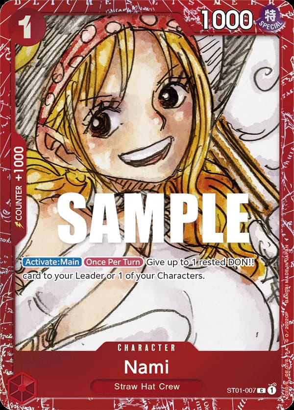 Nami ST01-007 Official alternate printing 1