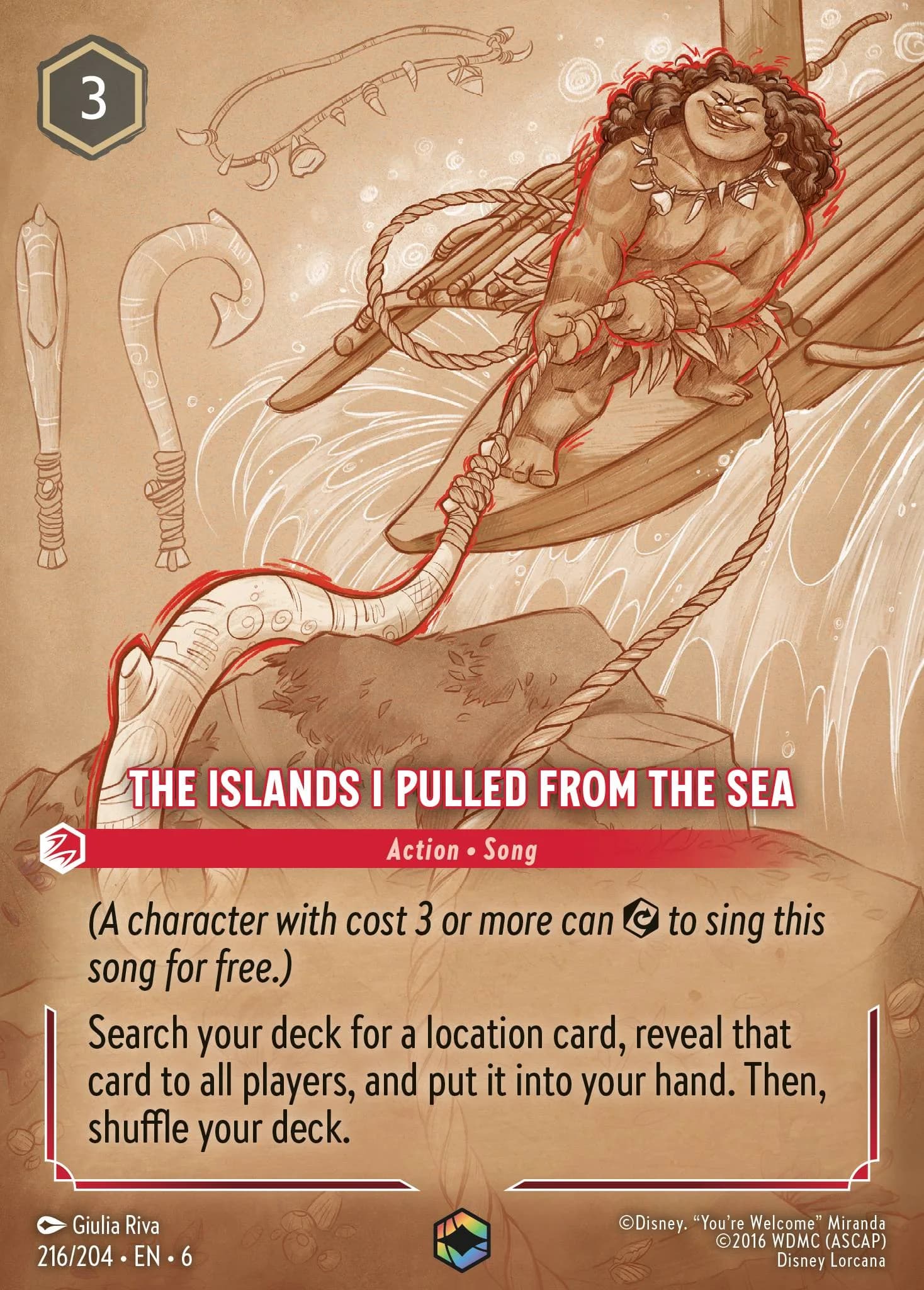 The Islands I Pulled From the Sea 216/204 from Azurite Sea