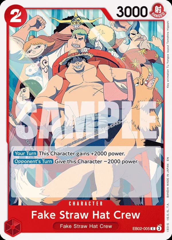 Fake Straw Hat Crew EB02-005 Standard printing