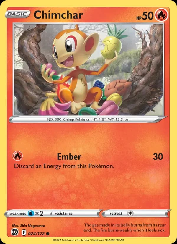 Chimchar 024/172 from Brilliant Stars
