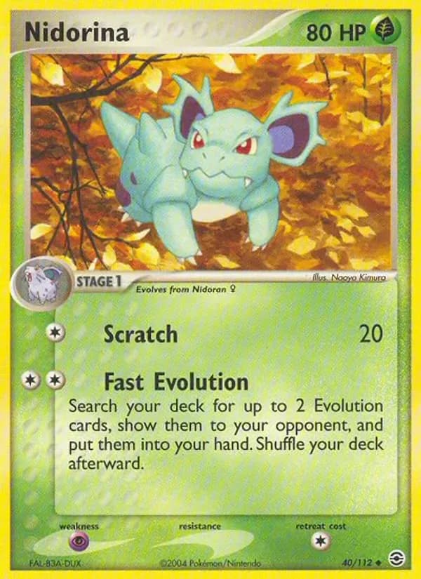 Nidorina 40/112 from EX FireRed & LeafGreen