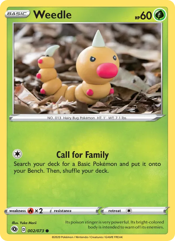 Weedle 2/73 from Champion's Path
