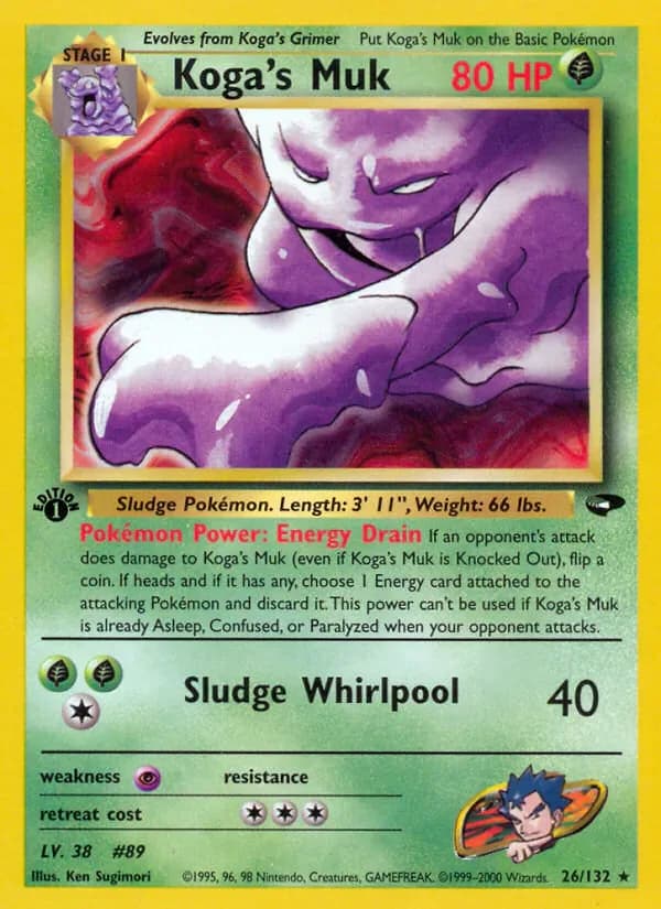 Koga's Muk 26/132 from Gym Challenge