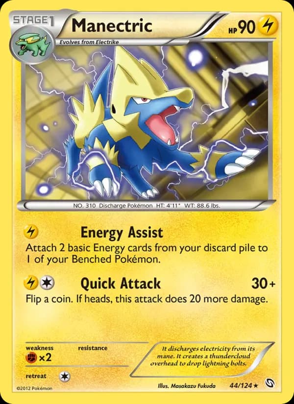 Manectric 44/124 from Dragons Exalted