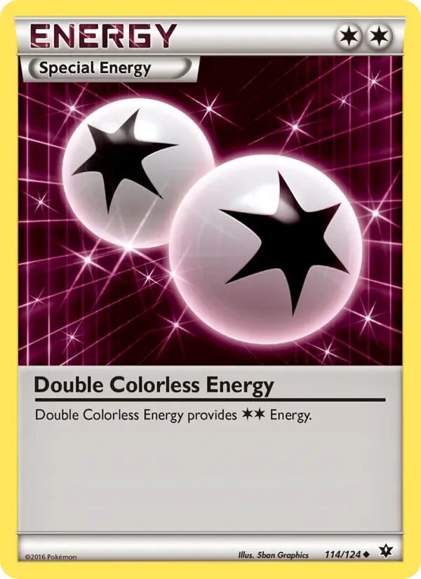 Double Colorless Energy 114/124 from Fates Collide