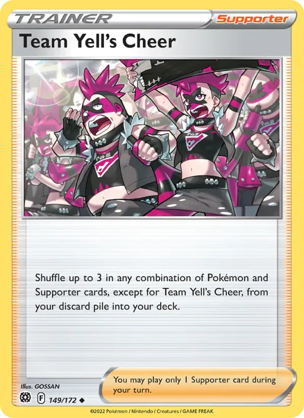 Team Yell's Cheer 149/172 from Brilliant Stars