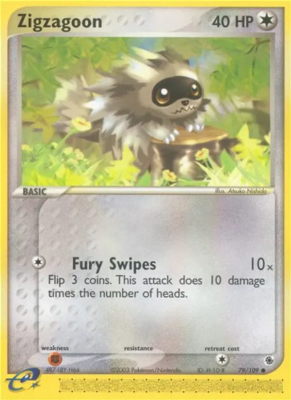 Zigzagoon 79/109 from EX Ruby & Sapphire