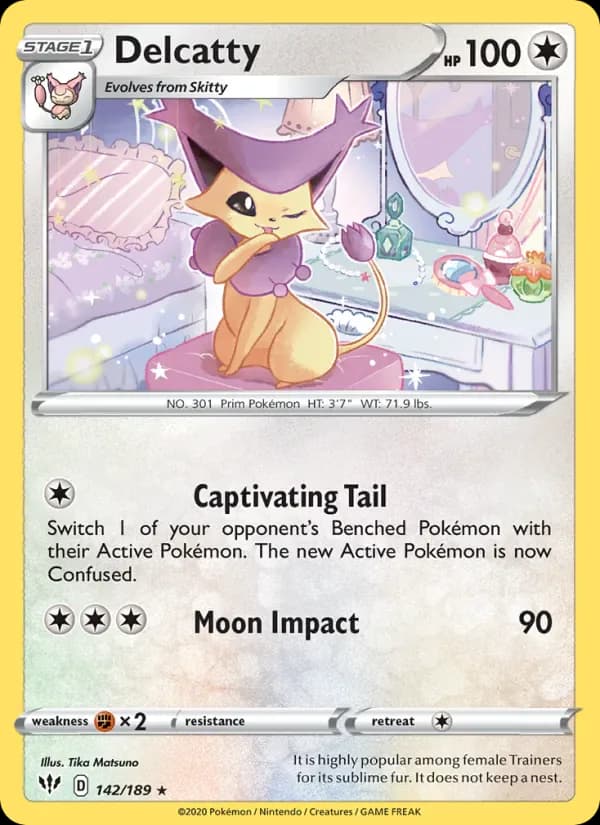 Delcatty 142/189 from Darkness Ablaze