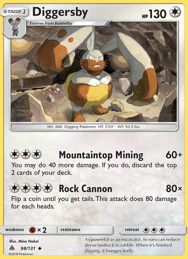 Diggersby 98/131 from Forbidden Light