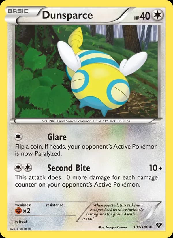 Dunsparce 101/146 from XY Base Set