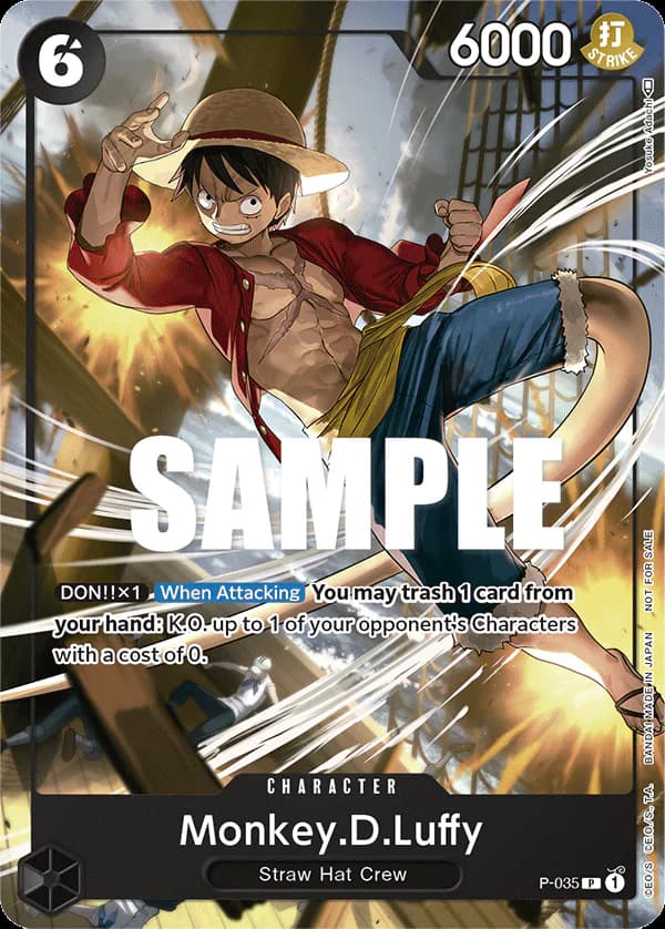 Monkey.D.Luffy P-035 Standard printing