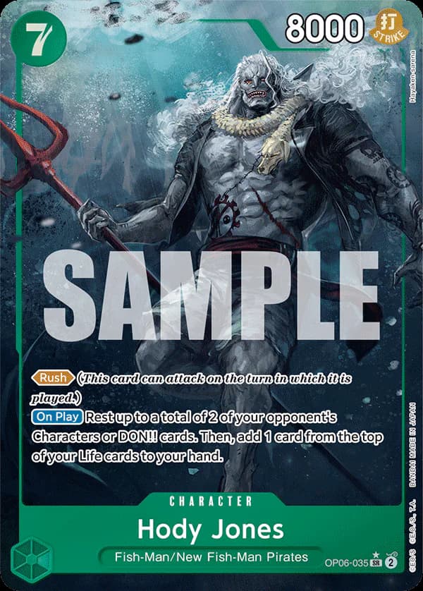 Hody Jones OP06-035 Official alternate printing 1