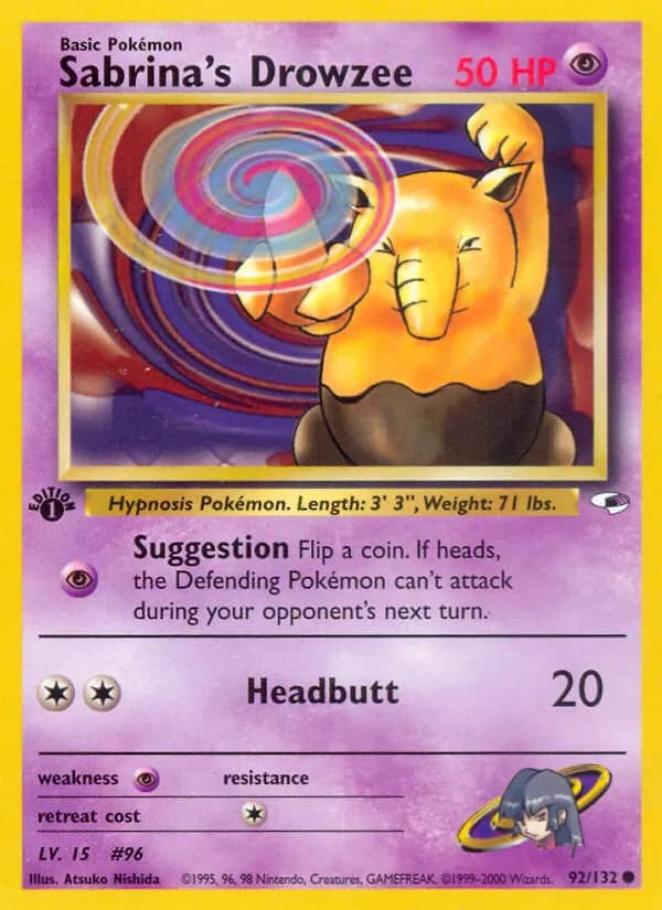 Sabrina's Drowzee 92/132 from Gym Heroes