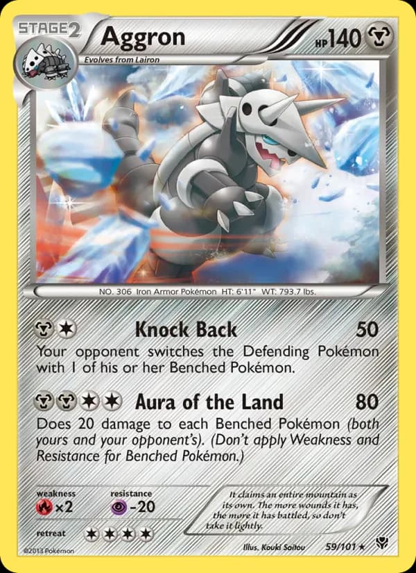 Aggron 59/101 from Plasma Blast