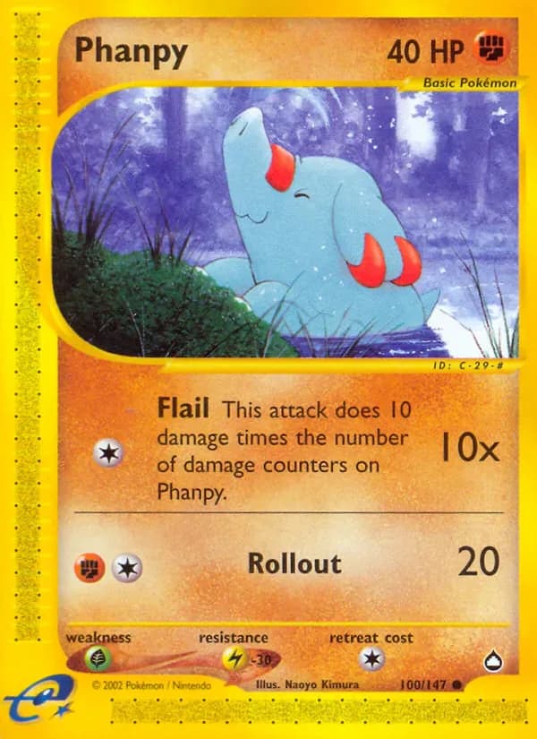 Phanpy 100/147 from Aquapolis