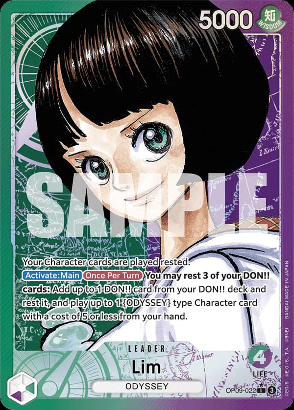 Lim OP09-022 Official alternate printing 1