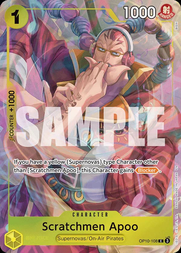 Scratchmen Apoo OP10-108 Official alternate printing 2