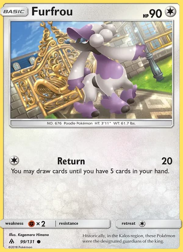 Furfrou 99/131 from Forbidden Light