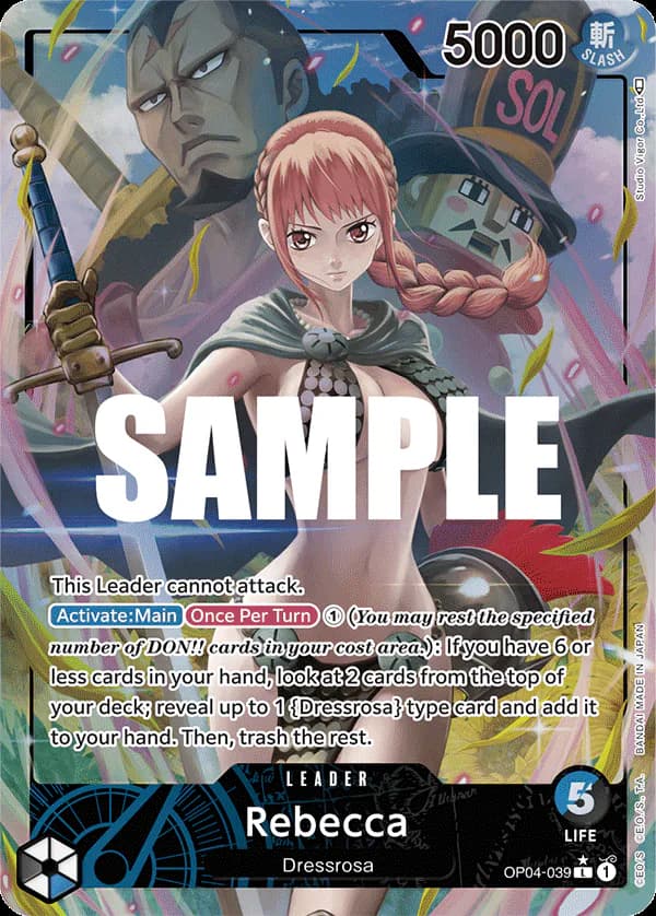 Rebecca OP04-039 Official alternate printing 1