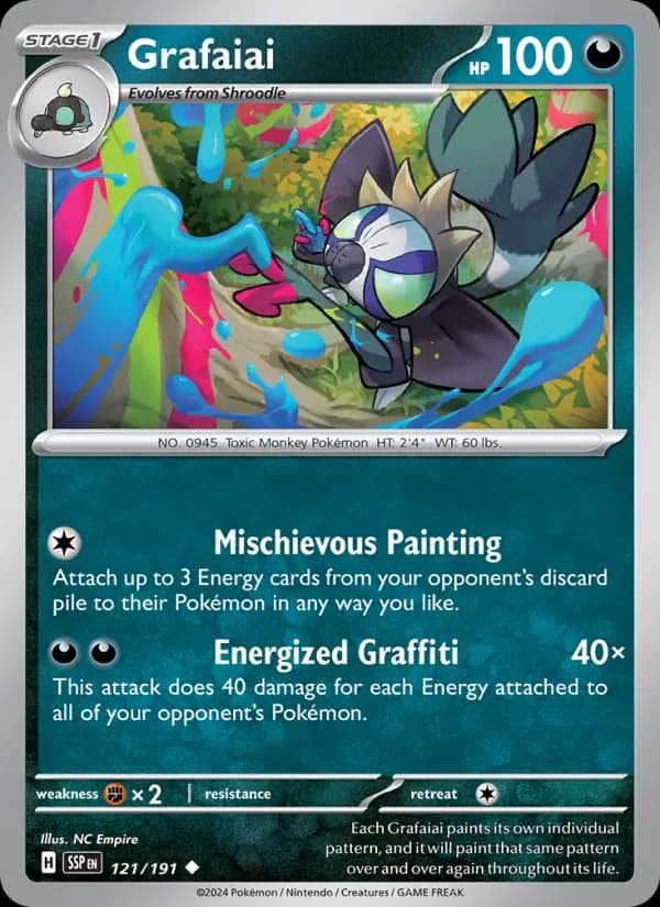 Grafaiai 121/191 from Surging Sparks