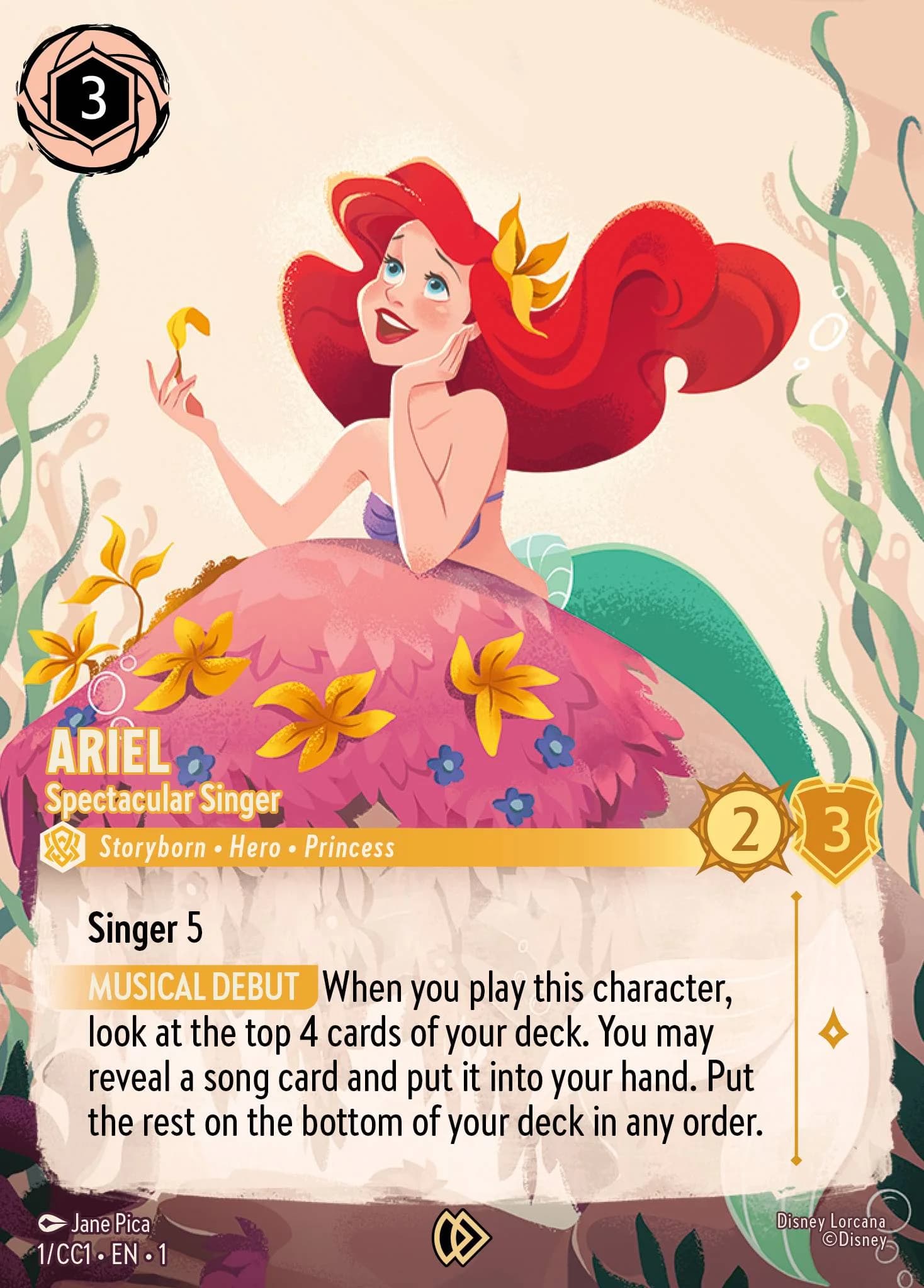 Ariel - Spectacular Singer 1/CC1 from The First Chapter