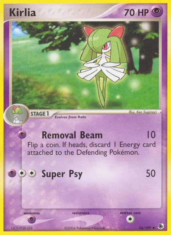 Kirlia 34/109 from EX Ruby & Sapphire
