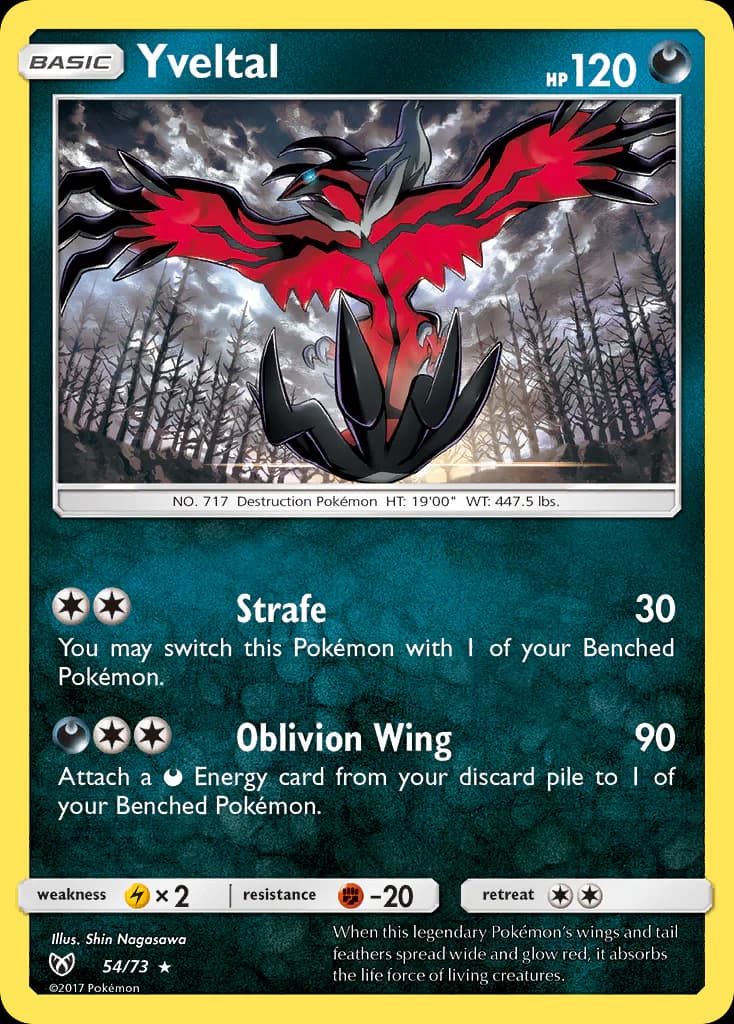Yveltal 54/73 from Shining Legends
