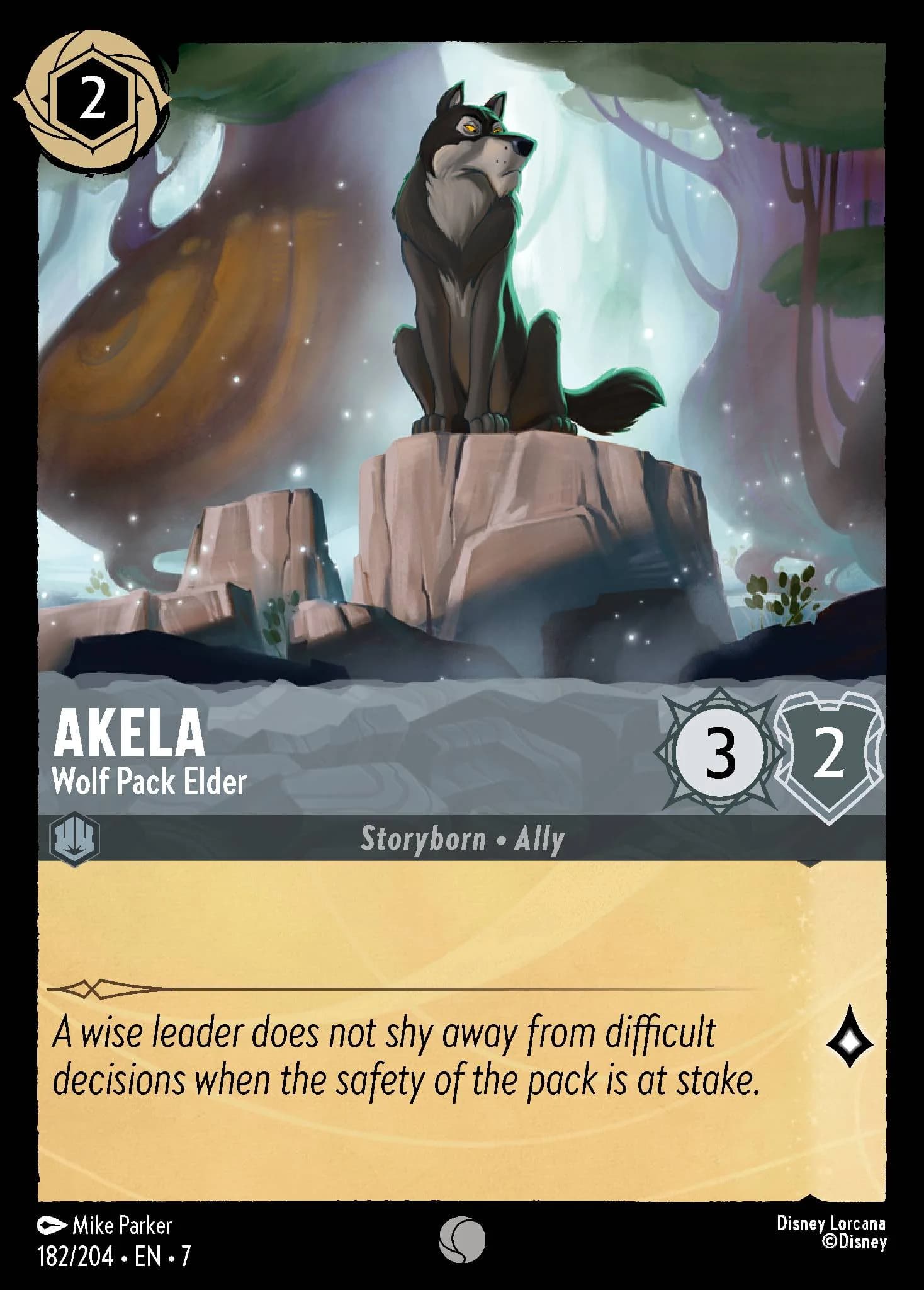 Akela - Wolf Pack Elder 182/204 from Archazia's Island