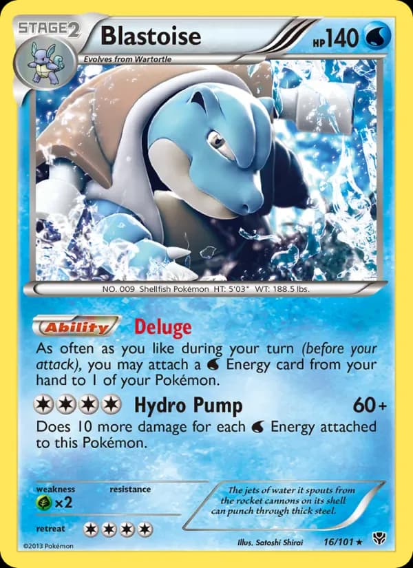 Blastoise 16/101 from Plasma Blast