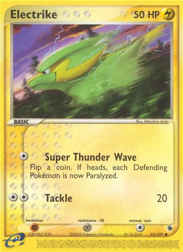 Electrike 53/109 from EX Ruby & Sapphire