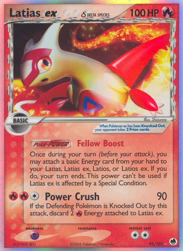 Latias ex δ 95/101 from EX Dragon Frontiers