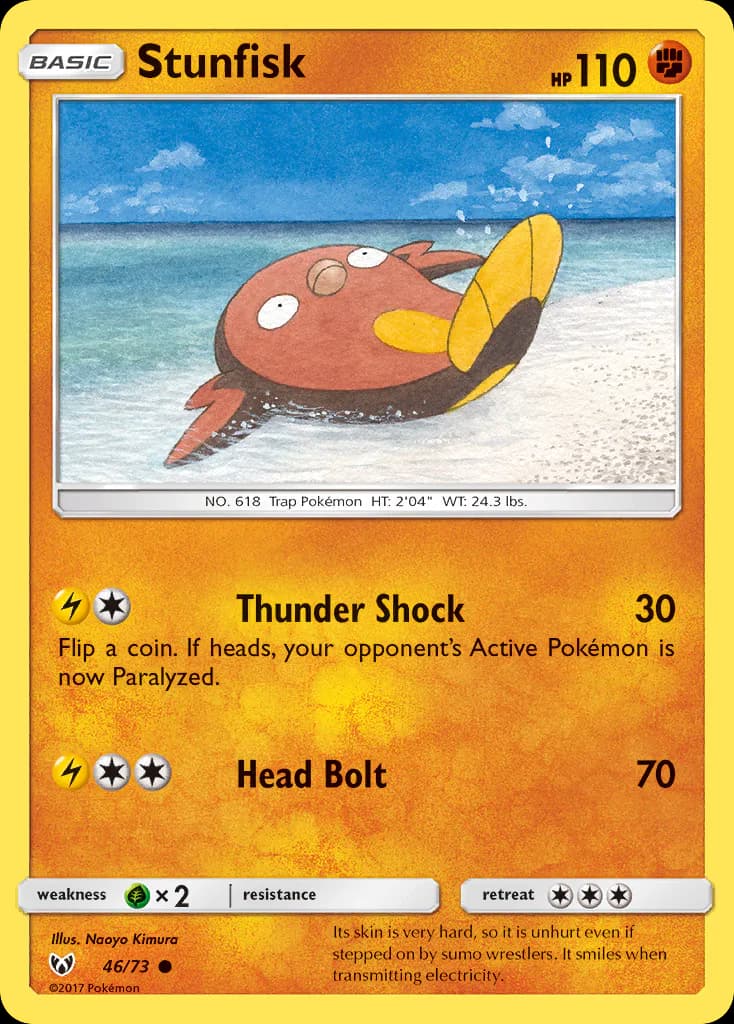 Stunfisk 46/73 from Shining Legends