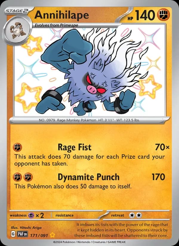 Annihilape 171/91 from Paldean Fates